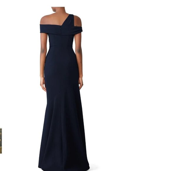 Theia Navy Mermaid Gown size 18 - Picture 3 of 3